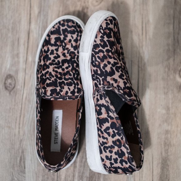 Steve Madden Shoes - STEVE MADDEN Symba Leopard Slides/Slip Ons